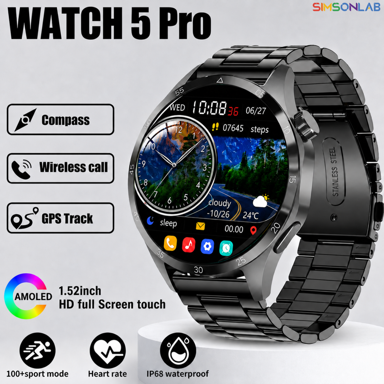 Badminton Is Calling - 2026 New Smart Watch Men AMOLED