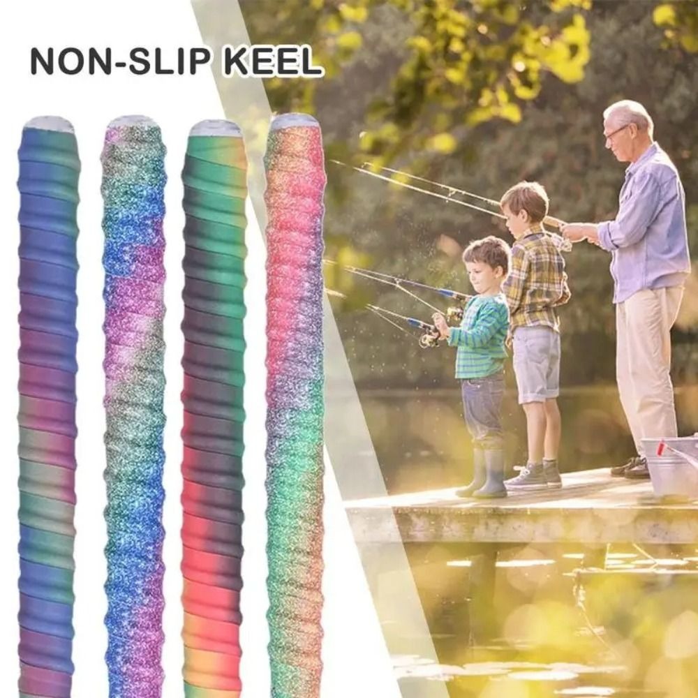 Badminton Grip - 1.5M Gradient Colorful Fishing Rod Sweatband