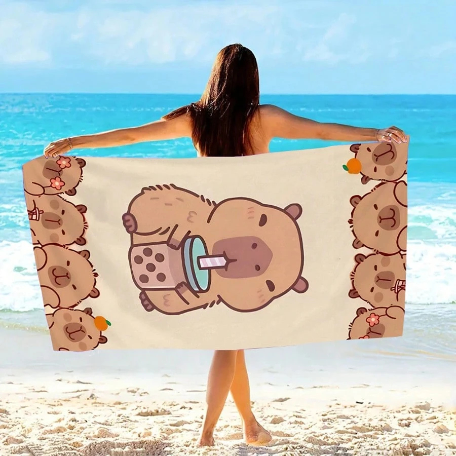 Sweet Capibara Beach Towel Qui - Towel Small Sport recensie en prijs