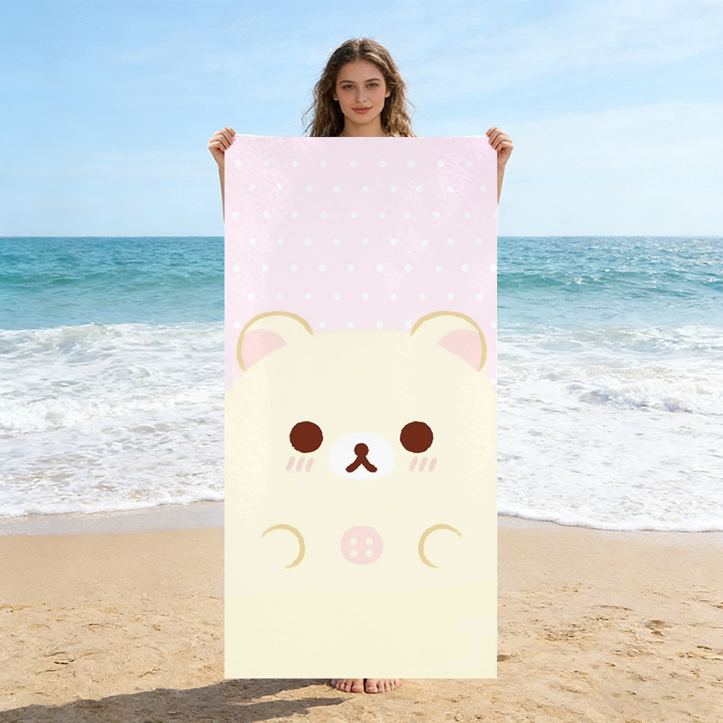 Cartoon Funny Bear Beach Towel - Towel Small Sport recensie en prijs