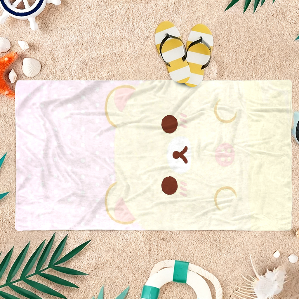 Cartoon Funny Bear Beach Towel - Towel Small Sport recensie en prijs