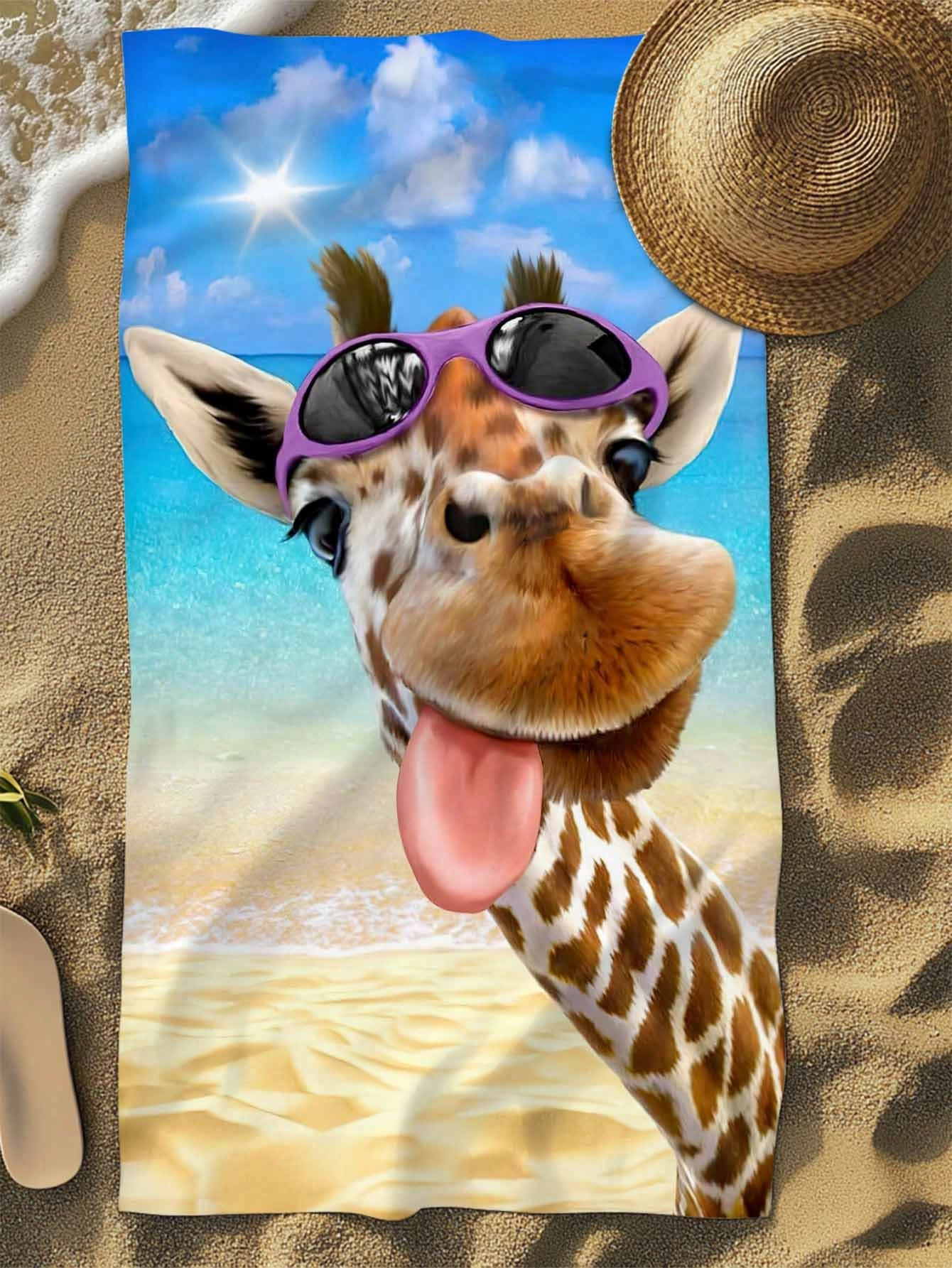 Funny Giraffe Beach Towel Quic - Towel Small Sport recensie en prijs