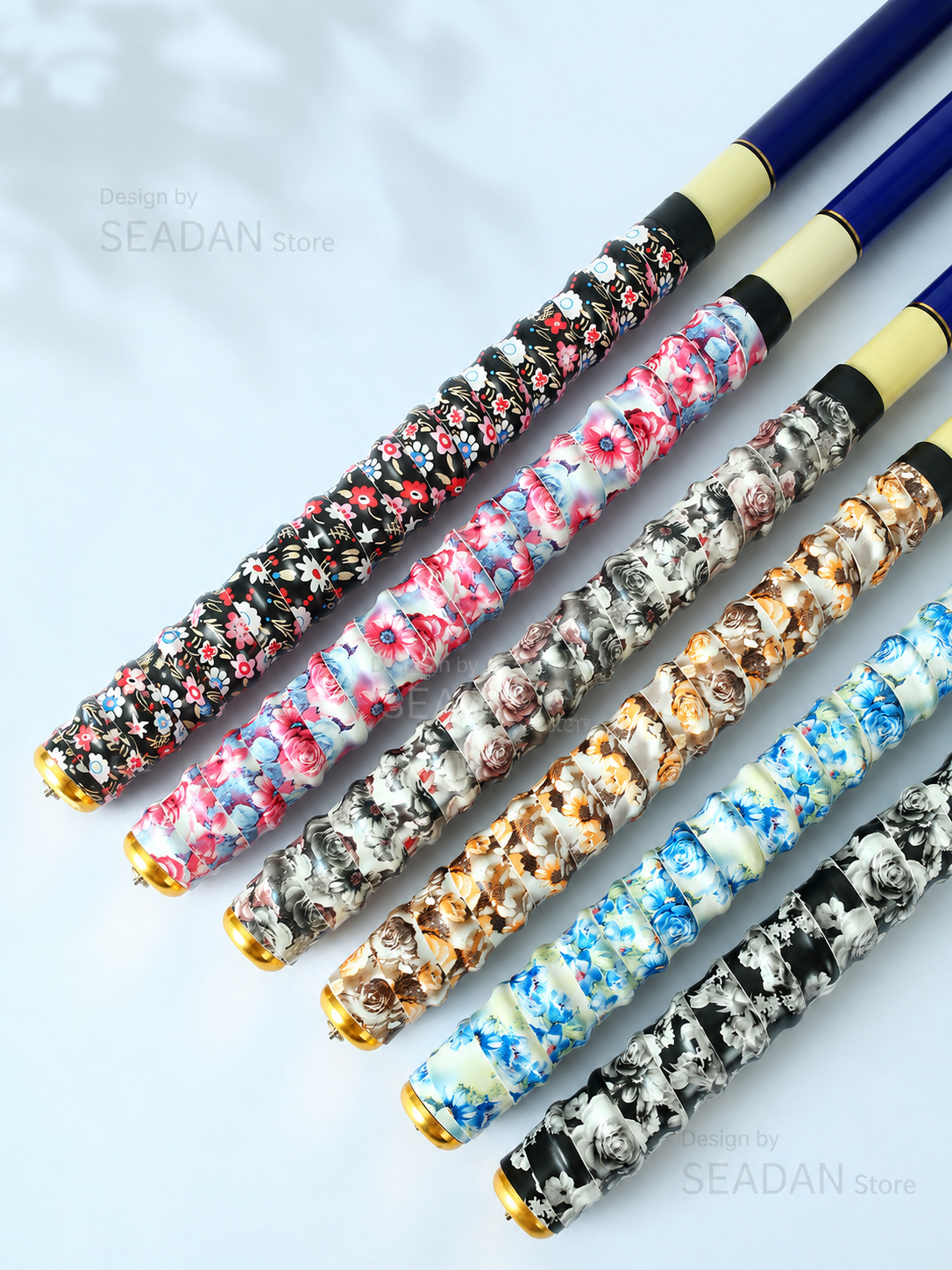 1.5m Floral Dragon Pattern Fis - Badminton Grip recensie en prijs