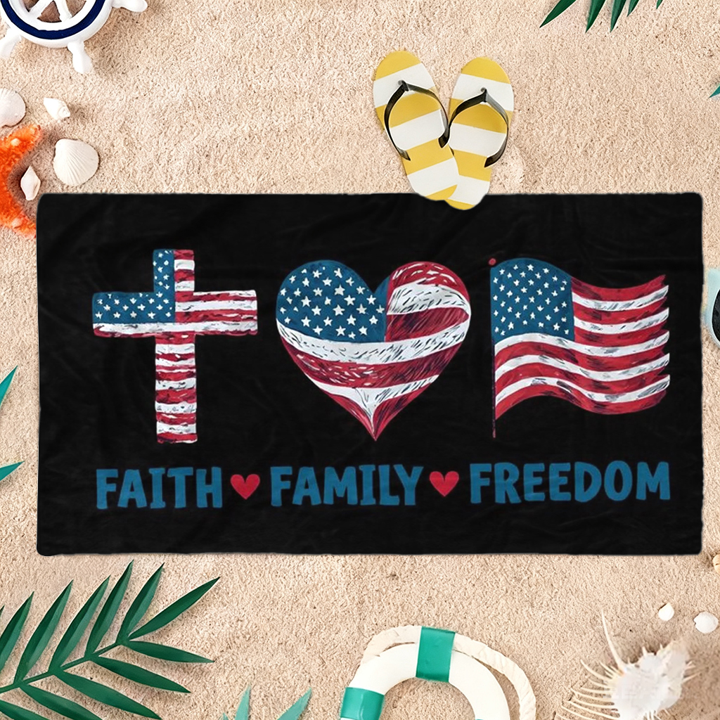 American Spirit Freedom Beach  - Towel Small Sport recensie en prijs