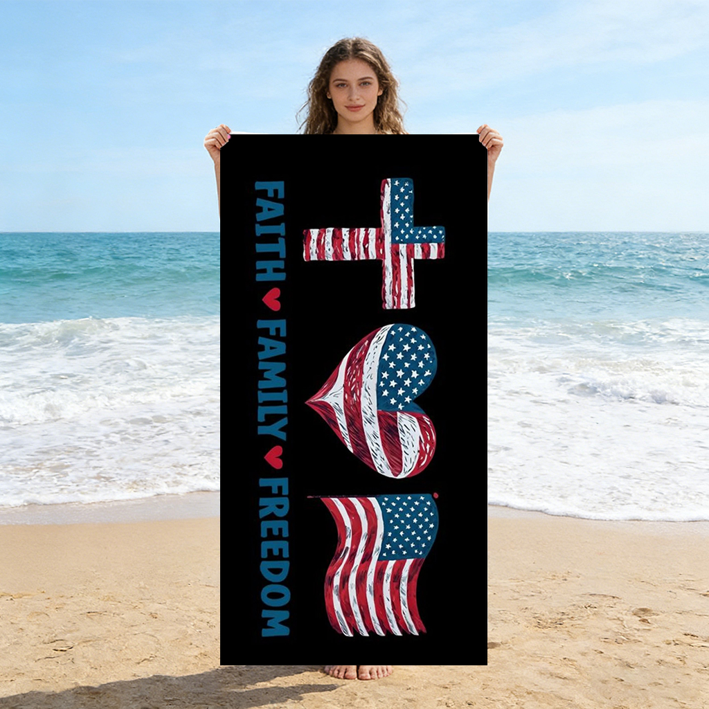 American Spirit Freedom Beach  - Towel Small Sport recensie en prijs