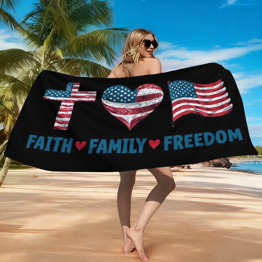 American Spirit Freedom Beach  - Towel Small Sport recensie en prijs