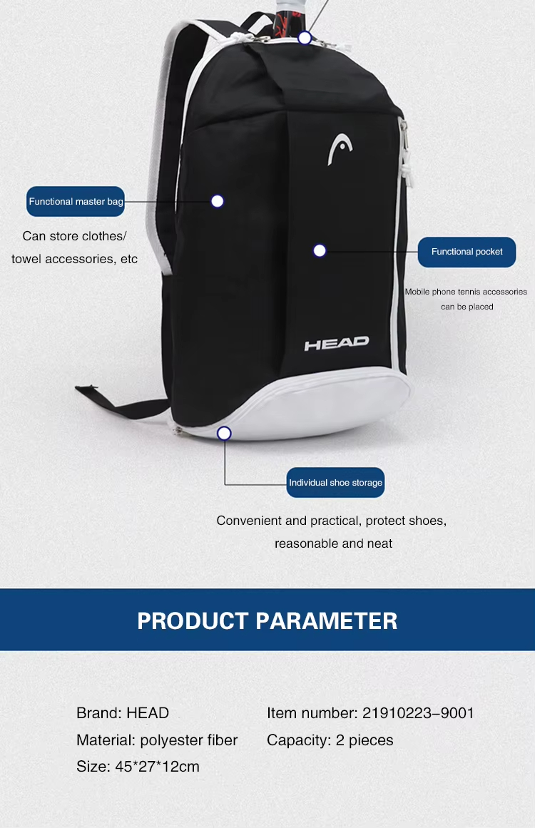 HEAD Tennis Racket Bag Large C - Badminton Xxl recensie en prijs