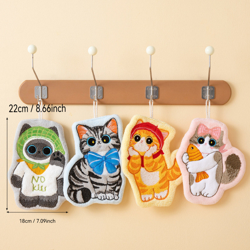Cute cat hand towel hanging ty - Towel Small Sport recensie en prijs