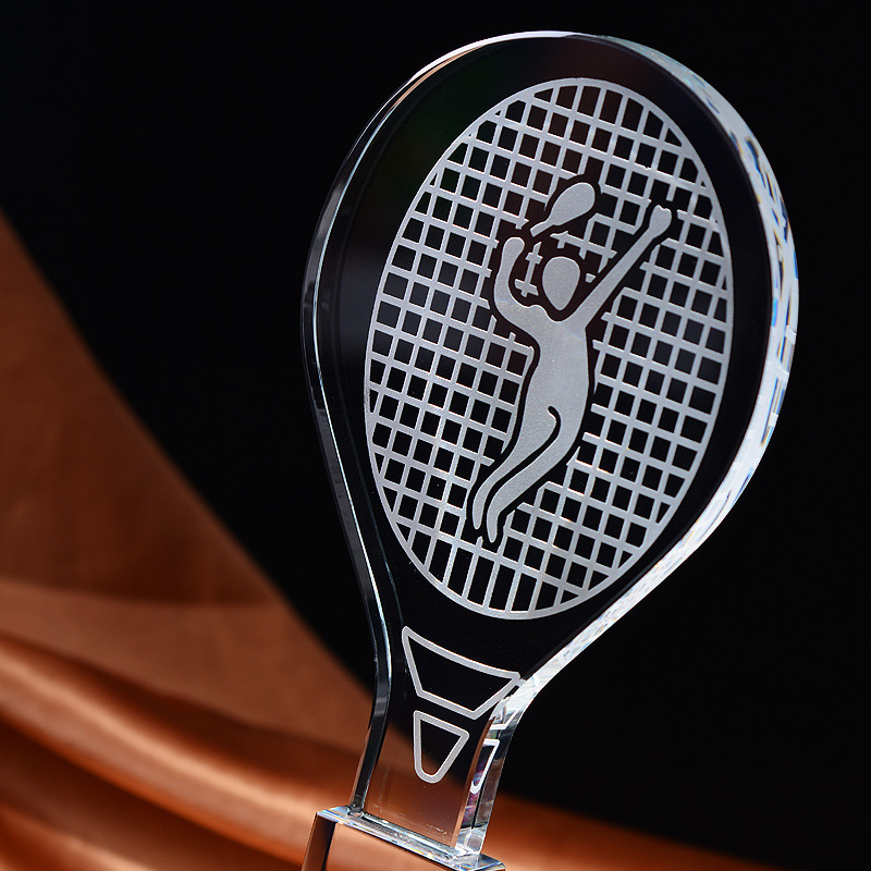 Customized Crystal Trophy Badm - Badminton Europe recensie en prijs