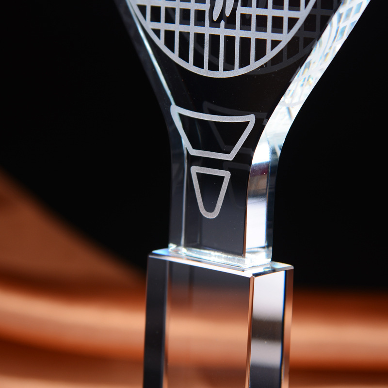 Customized Crystal Trophy Badm - Badminton Europe recensie en prijs