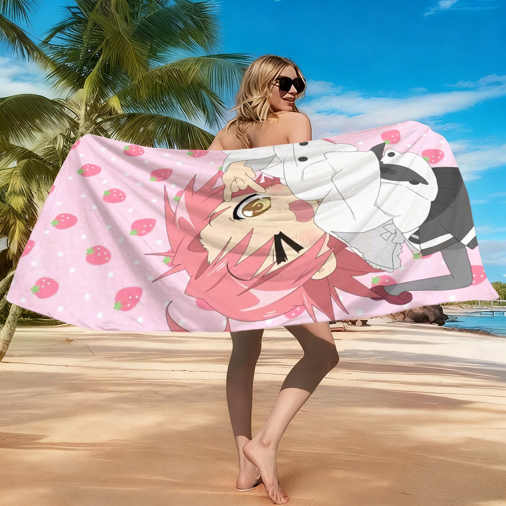 1pc Anime Girl Beach Towel Sma - Towel Small Sport recensie en prijs